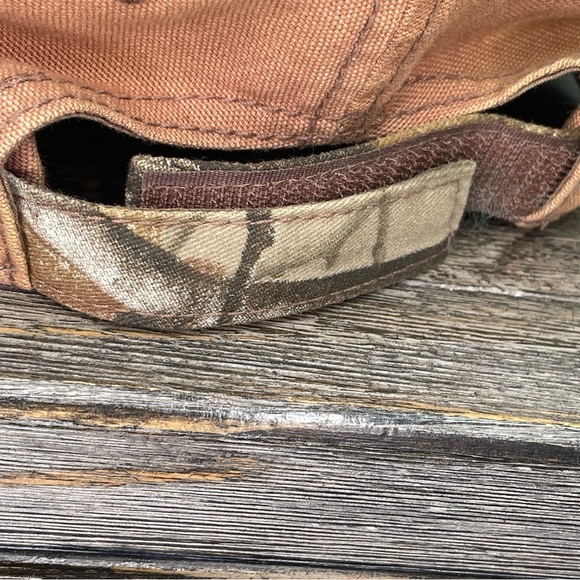 Buckwear Camo Cap with Embroidery Shootin Deer and Drinking Beer. OS. Distressed - Picture 12 of 12